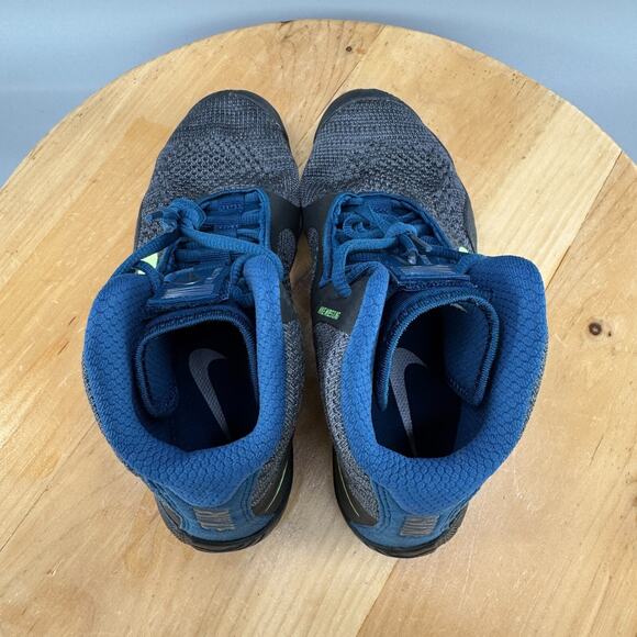 Nike Tawa Wrestling Shoes Mens Size 9 Anthracite Valerian Blue‎ Volt main image 4